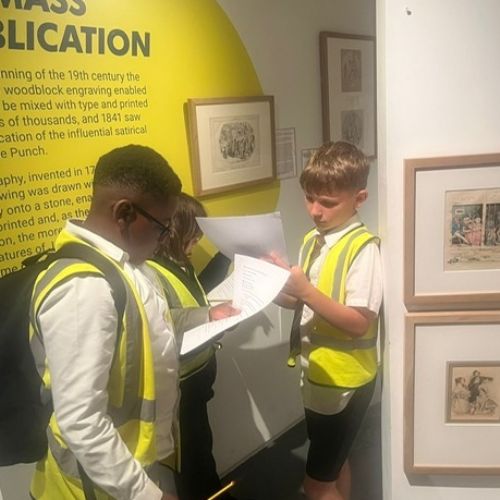 Year Five Visit the Cartoon Musuem